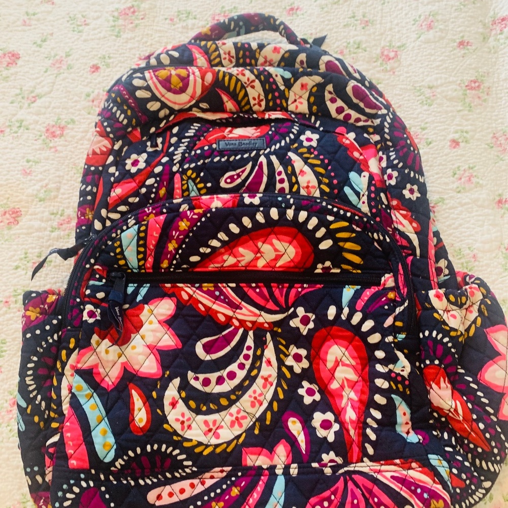 Vera Bradley Essential Large Backpack in Painted Paisley